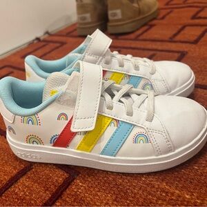 Adidas kids ( boy or girl) shoe. Very unique design.